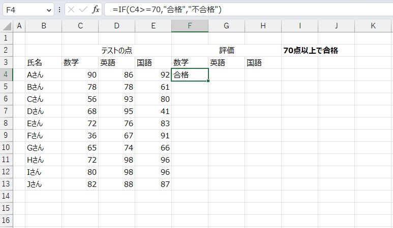 手順5.結果が出ました。