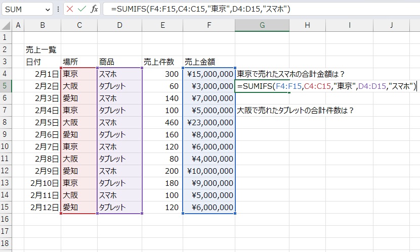 手順4.条件2を指定します。