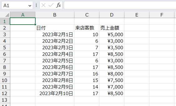 手順3.これで日付にすることができました。